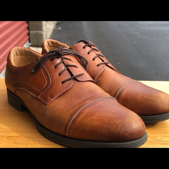 Florsheim Mens Oxford Dress Brown 